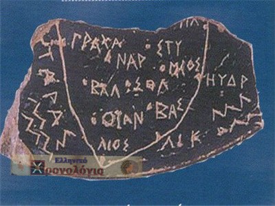 O αρχαιότερος χάρτης χρονολογείται από το 500π.χ. και είναι γραμμένος στα Ελληνικά!!