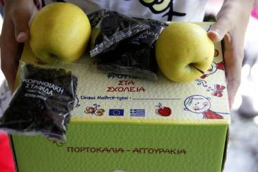 Ξεκίνησε η δωρεάν διανομή φρούτων και φρουτοσαλάτας στα σχολεία