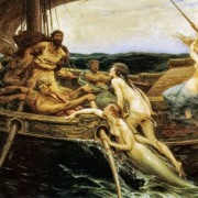 Herbert James Draper Ulysses and the Sirens 1909-180x180