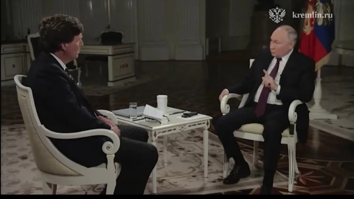 Δείτε την συνέντευξη του Προέδρου Πούτιν στον Τάκερ Κάρλσον με ελληνικούς υπότιτλους